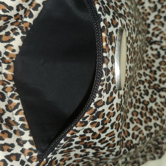 D'MARGEAUX New York Leopard Print Fabric Hand Bag Tote - Picture 8 of 12